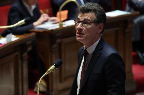 Session of Questions to the Government in National Assembly - Paris