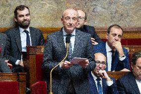 Questions to the government at the French National Assembly - Paris