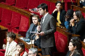 Questions to the government at the French National Assembly - Paris