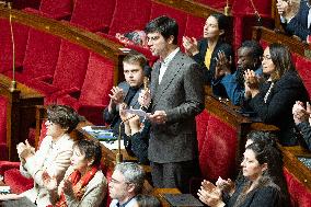 Questions to the government at the French National Assembly - Paris