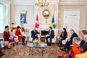 SWEDISH ROYAL STATE VISIT TO CANADA
