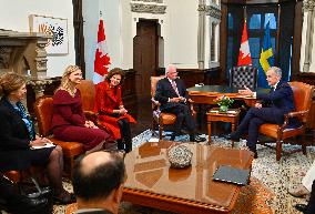SWEDISH ROYAL STATE VISIT TO CANADA