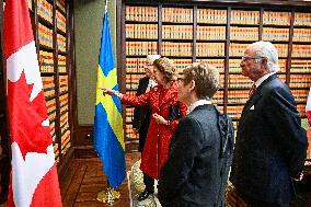 SWEDISH ROYAL STATE VISIT TO CANADA