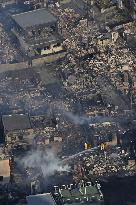 Massive fire in southwestern Japan