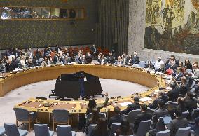 U.N. Security Council meeting over Gaza peace plan