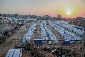 Egypt Builds Camp In Central Gaza