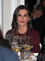 King Felipe VI And Queen Letizia At Francisco Cerecedo Awards - Madrid