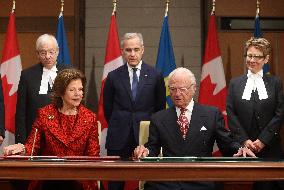 King and Queen of Sweden Visit Canada