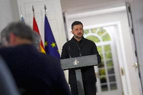 Sanchez Welcomes Zelenski - Madrid