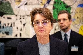 Laurence Des Cars Before An Audition At The National Assembly - Paris