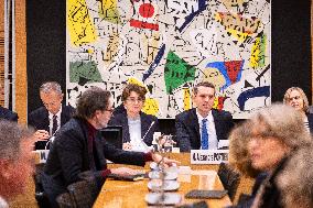 Laurence Des Cars Before An Audition At The National Assembly - Paris