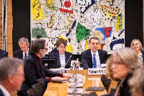 Laurence Des Cars Before An Audition At The National Assembly - Paris