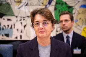 Laurence Des Cars Before An Audition At The National Assembly - Paris