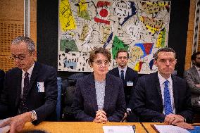 Laurence Des Cars Before An Audition At The National Assembly - Paris