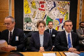 Laurence Des Cars Before An Audition At The National Assembly - Paris