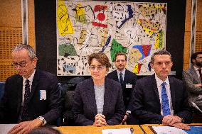 Laurence Des Cars Before An Audition At The National Assembly - Paris