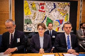 Laurence Des Cars Before An Audition At The National Assembly - Paris