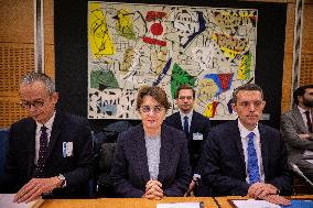 Laurence Des Cars Before An Audition At The National Assembly - Paris