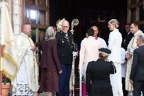 NO TABLOIDS - Monaco National Day Celebrations - Cathedral