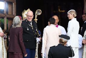 NO TABLOIDS - Monaco National Day Celebrations - Cathedral