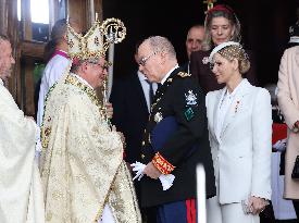 NO TABLOIDS - Monaco National Day Celebrations - Cathedral