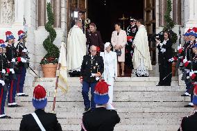 NO TABLOIDS - Monaco National Day Celebrations - Cathedral