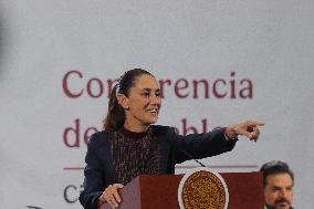 Sheinbaum Holds FIFA World Cup News Conference - Mexico