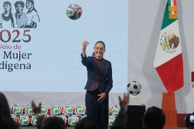 Sheinbaum Holds FIFA World Cup News Conference - Mexico