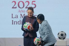 Sheinbaum Holds FIFA World Cup News Conference - Mexico