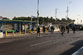 Ramming and Stabbing Attack at the Gush Etzion Junction - West Bank