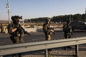 Ramming and Stabbing Attack at the Gush Etzion Junction - West Bank
