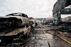 Scrapyard Fire - Spain