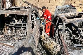 Aftermath Of Israeli Strike on Ain al-Hilweh Refugee Camp - Lebanon