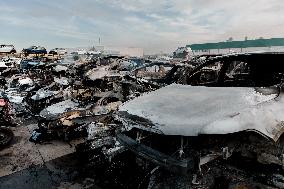 Scrapyard Fire - Spain