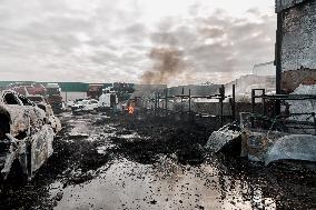 Scrapyard Fire - Spain