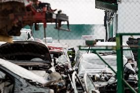 Scrapyard Fire - Spain