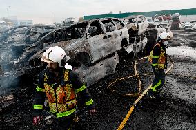 Scrapyard Fire - Spain