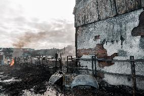 Scrapyard Fire - Spain