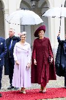 Dutch Royal Couple Receives Grand Duke and Duchess of Luxembourg - The Netherlands