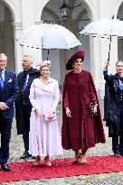 Dutch Royal Couple Receives Grand Duke and Duchess of Luxembourg - The Netherlands
