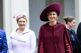 Dutch Royal Couple Receives Grand Duke and Duchess of Luxembourg - The Netherlands