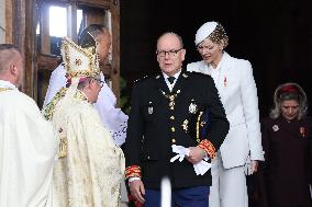 NO TABLOIDS - Monaco National Day Celebrations - Cathedral