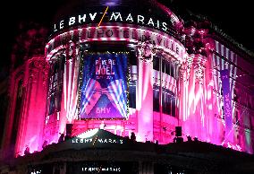 Chrismas Opening At BHV Store - Paris