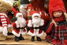 Chrismas Opening At BHV Store - Paris