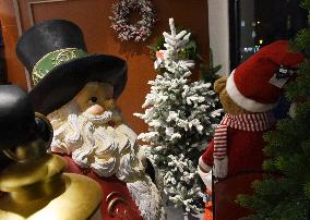 Chrismas Opening At BHV Store - Paris