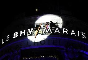 Chrismas Opening At BHV Store - Paris