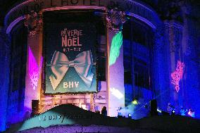Chrismas Opening At BHV Store - Paris
