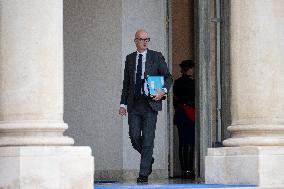 Weekly Cabinet Meeting - Paris