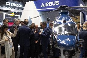 Jordan Bardella and Eric Ciotti visit MILIPOL Paris 2025 - Villepinte