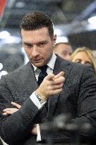 Jordan Bardella and Eric Ciotti visit MILIPOL Paris 2025 - Villepinte